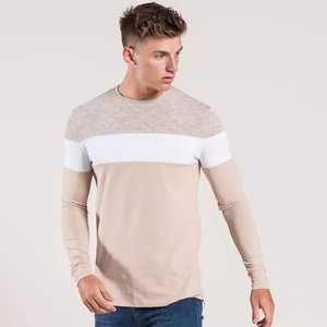 T-shirt à manches courtes pour hommes, impression personnalisée, décontracté, en coton, très uni, pour l'entraînement - Product Image 3