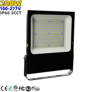 Thân thiện với môi nhà máy bán hàng trực tiếp Nhôm Nhà ở IP66 Đèn pha ngoài trời 200 wát <span class=keywords><strong>LED</strong></span> Flood Lights với CE <span class=keywords><strong>SAA</strong></span> ETL - Product Image 4