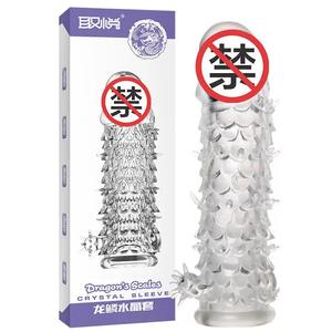 Préservatif réutilisable hautement élastique - Silicone cristallin sans <span class=keywords><strong>latex</strong></span>, design à pois, vente en gros, OEM/ODM, commandes en gros personnalisables - Product Image 3