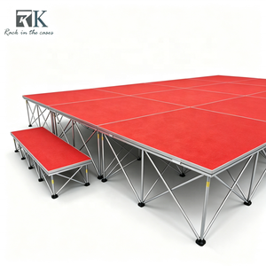 Outdoor <b>Stage</b> Equipment System Heavy Duty Smart <b>Stage</b> Event <b>Stage</b> <b>Platform</b> with Staircases for Wedding - Product Image 1