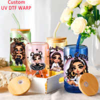 Usine bon prix personnalisé Offre Spéciale 3000 + nouveau Design étanche Uvdtf tasse enveloppes 16oz Dtf tasse enveloppes 3D transfert étiquette autocollants