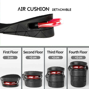 Semelles intérieures de chaussures pour hommes et femmes à 3 couches, absorbant les chocs, augmentant la hauteur, coussinet d'appoint, <span class=keywords><strong>semelle</strong></span> garnie entièrement rembourrée. - Product Image 6