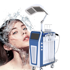 Appareil de soin du visage multifonction 9-en-1 à oxygène et dermabrasion au diamant H2O2, écran tactile 10,2 pouces, technologie d'hydratation par aspiration multi-tension - Product Image 1
