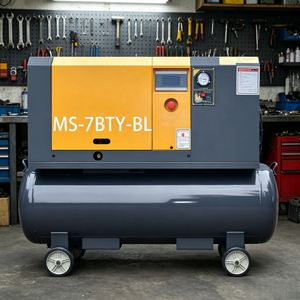 Integrated Magnet VFD Air Compressor Industrial Rotary <b>Screw</b> Air Compressor for Mining and Construction - Product Image 1