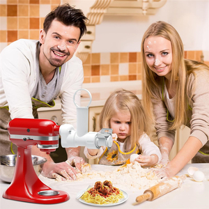 อุปกรณ์ทำพาสต้าแบบกด 6 in 1 สำหรับเครื่องผสม<span class=keywords><strong>อาหาร</strong></span> KitchenAid รุ่น Gourmet Pasta Maker พร้อมแผ่นทำพาสต้า 6 แบบ อุปกรณ์เสริมสำหรับ<span class=keywords><strong>ทำ</strong></span>เส้นก๋วยเตี๋ยวสด<span class=keywords><strong>ทำ</strong></span>เองที่บ้าน - Product Image 4