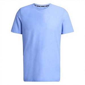 Nouveauté T-shirts de sport pour hommes en polyester 100% respirant et à séchage rapide, blancs, motif lettres, design uni, manches courtes - Product Image 3