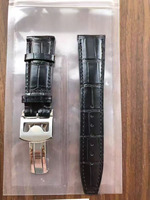 Bracelet de montre en cuir personnalisé de luxe haut de gamme, imperméable, pour hommes matures