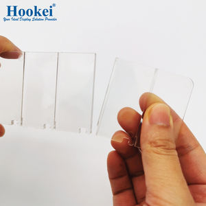 Diviseur d'étagère en plastique transparent de vendeurs chauds de supermarché diviseurs d'étagère en acrylique de largeur réglable - Product Image 3