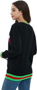 2024 personnalisé hommes drôle Festival noël <span class=keywords><strong>pull</strong></span> père noël motif Jacquard <span class=keywords><strong>pull</strong></span> moche noël Grinchs <span class=keywords><strong>pull</strong></span> - Product Image 2