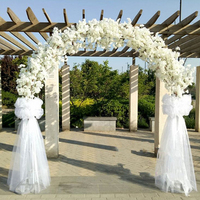 Fleurs artificielles I78, décoration murale pour mariage, fête, arche florale avec support