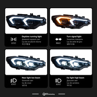 AKD Car Styling Lampe Frontale pour BMW F30 Led Phare Projecteur Lentille Version Noire F31 Feu Avant DRL Signal Automobile Accessoire