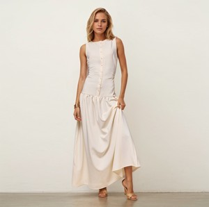 sachin and babi light blue dress White Sun Dresses