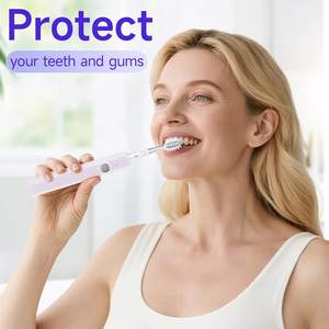 Cepillo de Dientes Eléctrico con Esterilización UVC, Carga Inalámbrica IPX7 para Blanqueamiento Dental y Cuidado Bucal - Product Image 2