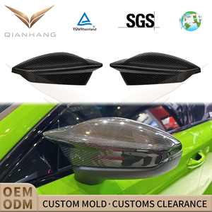 Coques de rétroviseurs latéraux en fibre de carbone style M avec assistance au changement de voie pour <span class=keywords><strong>A3</strong></span> S3 RS3 8Y 2021+ (LHD) - Product Image 2