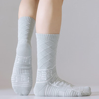 Chaussettes de basketball Crew Elite, tricotées, semelle en tissu éponge, anti-transpiration, antidérapantes, professionnelles, pour le sport