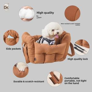 Taşınabilir çevre dostu evcil hayvan sırt çantası su geçirmez kumaş seyahat için güvenli temizlemek kolay katı desen el omuz köpekler için kullanın - Product Image 3