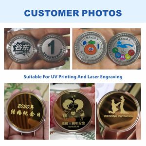 Monedas de desafío en bruto de latón macizo grabadas con láser, Monedas de utilería de la Hada de los Dientes, Monedas de recuerdo bimetálicas de 40mm y 50mm con diseño de cara y reverso - Product Image 5
