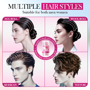 Cera para Cabello Sadoer OEM con Extracto de Sakura para Controlar las Puntas Rebeldes y Suavizar los Bordes, Fijación Duradera y Refrescante, 40g - Product Image 5