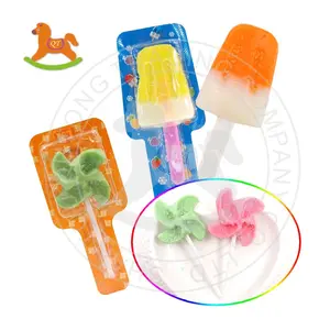 Mini Schattige Windmolen Vorm Zachte Gummy Candy Lolly In Tablet Pers Verpakking