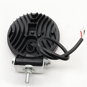 QIDEWIN 4-Inch Round 66W <b>LED</b> <b>Work</b> <b>Light</b> Off-Road Driving Lamp White Yellow <b>Light</b> DC Power - Product Image 4