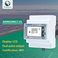 Eastron MID Certifié V2 Compteur de puissance multifonction triphasé SDM630MCT V2 Entrée CT RS485 Modbus Rail DIN Compteur d'énergie intelligent
