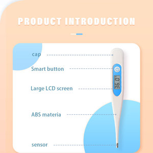 Thermomètre électronique clinique numérique, fabrication originale, nouveau design, résistant à l'eau, test de température pour la détection de la fièvre, exporté vers l'Amérique du Sud. - Product Image 3