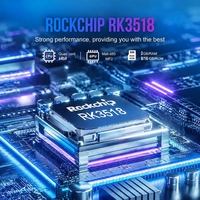 Clé TV Intelligente RK3518 H96Max 3518D Android 14 Lecteur Multimédia 4K Ultra HD 2 Go RAM 16 Go ROM WiFi 6 BT 5.4 pour Divertissement à Domicile