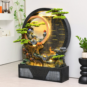 Fuente Decorativa Ecológica Quanfangyuan con Rocalla Artificial, Simbolo de Riqueza, para Interiores, de Pie, para Oficina - Product Image 4