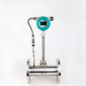 Yüksek Hassasiyetli Paslanmaz Çelik Vorteks Akış Ölçer, Flanş Bağlantılı DN15-DN600 ve +/-1.5% Hassasiyetli, Hava, Su, Yağ, Gaz için - Product Image 3