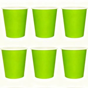 Offre Spéciale – Gobelet en Carton Biodégradable Personnalisé à Paroi Simple de 7 oz pour Fêtes de Noël - Product Image 3