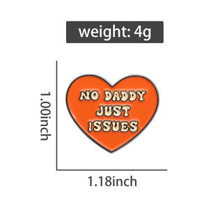 Vintage herzförmige Emaille Pin Legierung Brosche Revers Abzeichen Schmuck Geschenk für Freunde Kinder Großhandel - Product Image 6