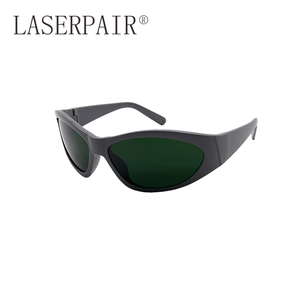 Lunettes de sécurité laser à fibre industrielle à haut effet 1064nm OD8 DIN4 Protection des yeux pour le soudage laser - Product Image 2