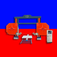 Machine de découpe automatique de pierre de scie à fil de diamant simple CNC pour le profilage et l'équerrage de pierre de granit