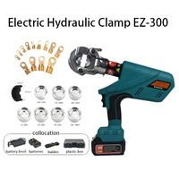 Jidong EZ-300 Wiederaufladbare Lithium-Batterie Elektrische Hydraulische Crimpzange für Cu/Al Kabelendverschlüsse 16-300mm 60KN 12mm 3-6s
