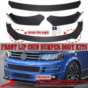 ชุดแต่งกันชนหน้ารถยนต์แบบสปอยเลอร์ดิฟฟิวเซอร์ สำหรับ VW Transporter & Caravelle T5 T6 ปี 2003-2018 - Product Image 1