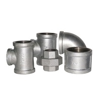 Système de sprinklers anti-incendie Leyon FM UL, système de protection incendie, raccord de tuyau en fonte malléable galvanisé noir BSPT NPT