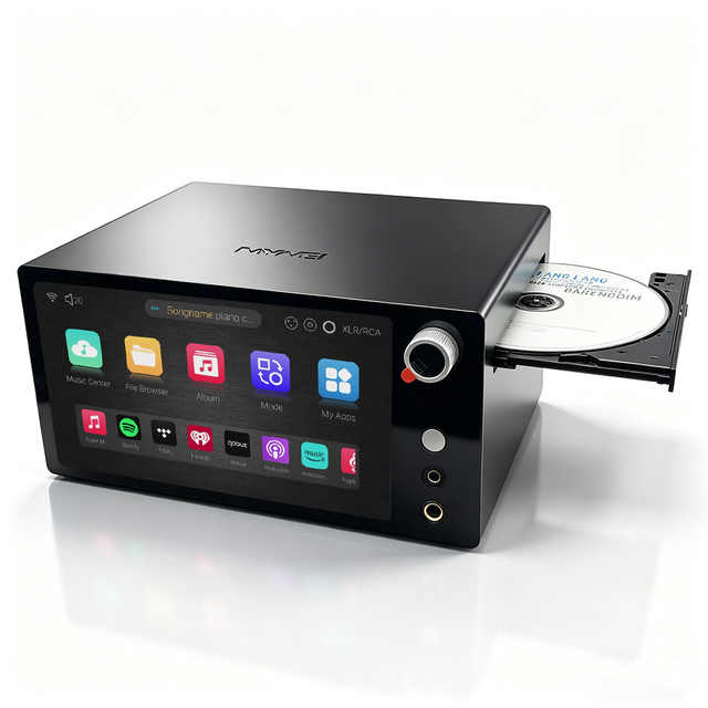 2026 New High-quality Audio CD Player DMP25 Android Hi-fi Music Streaming Media 8-inch High-definition Display