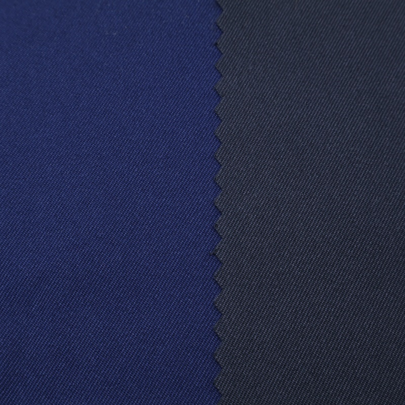 SWL-5E1446 Recycled Seawool Twill - 62/38 PET/Poly 192GSM Stretch Q-Dry Wrinkle Free Work Wear Fabric