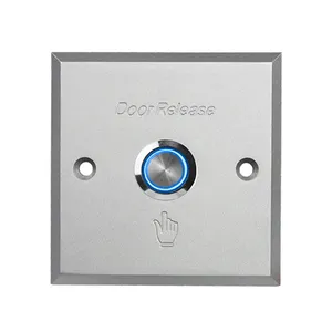 Botón de liberación de puerta de aluminio