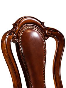 Chaise mobile en bois massif de style américain <span class=keywords><strong>rustique</strong></span> |   <span class=keywords><strong>Fauteuil</strong></span> de salle à manger et de bureau de style rétro américain - Product Image 2