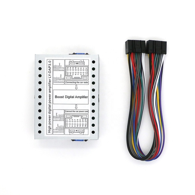 Wholesale Car DSP Radio 4 Channels 60W Audio Output Mini Car Amplifier for Car Multimedia Player