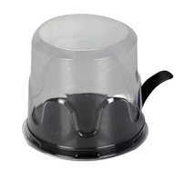 Ruizhuo Single Mousse geschnittener Tiramisu-Käse Round Square Triangle Frischkäse Mousse Slice Verpackung Clear Plastic Cake Box