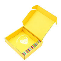 Boîte postale cadeau en papier de carton conception personnalisée chaussettes emballage boîte d'avion ondulé logistique d'expédition boîte postale emballage