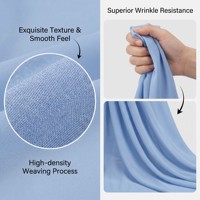 Tissu Mousseline d'Été 75D Léger, Transparent et Respirant en Polyester Doux de Haute Qualité – Prix d'Usine en Gros