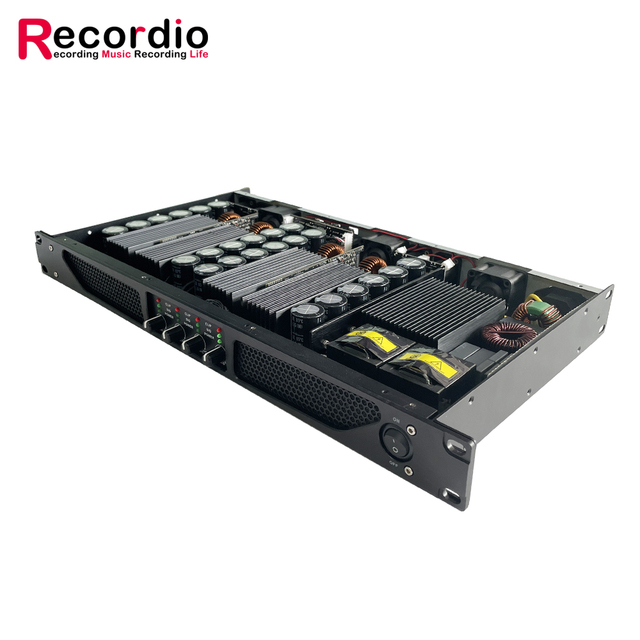 1200 Watt 4 Channels Digital 1U Class d Home Audio Karaoke Power Amplifier Professional for Full Range Speaker K30 Amplifier