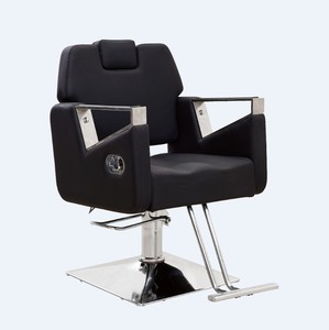 Fauteuil de coiffure en PVC, cuir PU, réglable pour la hauteur, la couleur peut être personnalisé, chaises de haute qualité - Product Image 2