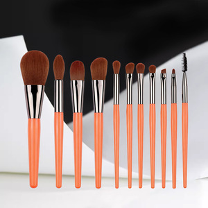 Cangzhou Makeup Brush Set 11 Piece Synthetic Hair <b>Foundation</b> Brushes For Beginners - Product Image 1