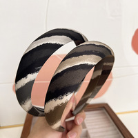 CLARMER Accessoires de cheveux personnalisés pour femmes Bandeau rembourré à motif léopard européen américain Nouveau design personnalisé