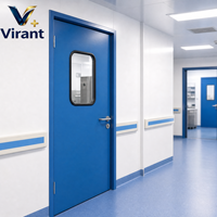 Livraison rapide, conception hygiénique, entretien facile, accès facile, porte de protection radiologique pour les soins intensifs