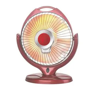 小红型号电热风扇家用加热器立式空气加热器电热